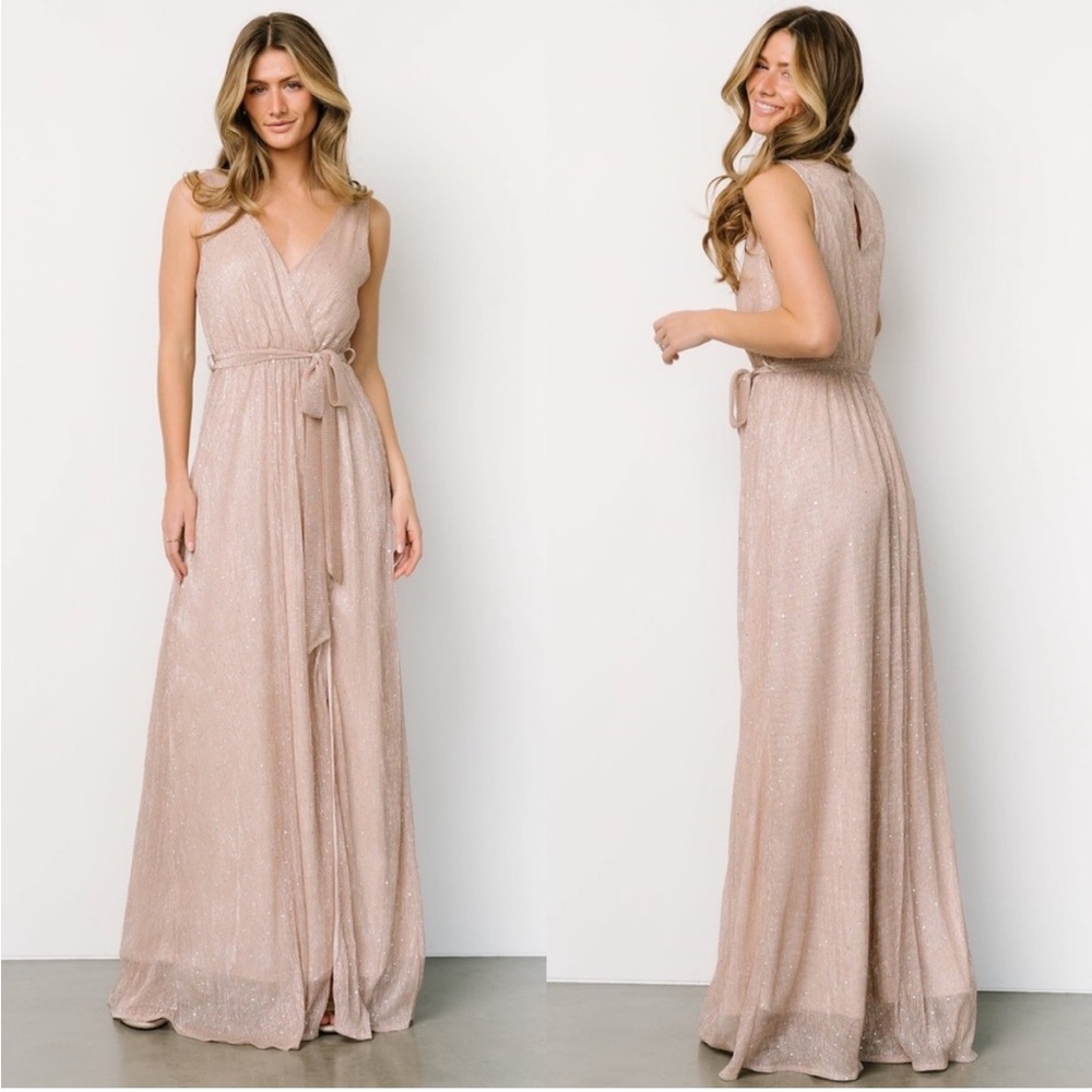 NWOT Baltic Born Helen Tank Sparkle Gown XL